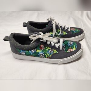 GroundUp Rick and Morty canvas shoes, 9.5